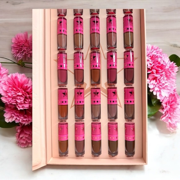 Jeffree Star Cosmetics Nude Liquid Lipstick Lip Vault 20 Mini Nude Lipsticks - Picture 11 of 13